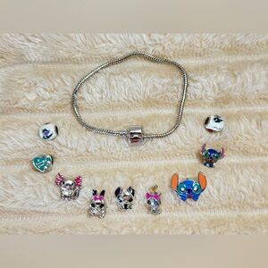 Stitch & Other Charms With Make Your Own Bracelet